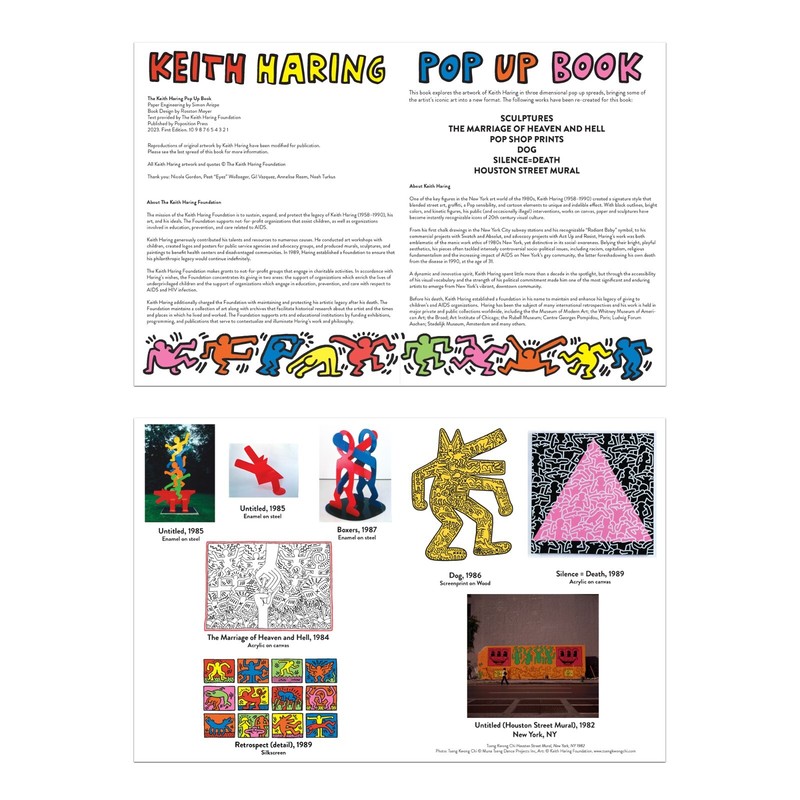 The Keith Haring Pop Up Book gallery