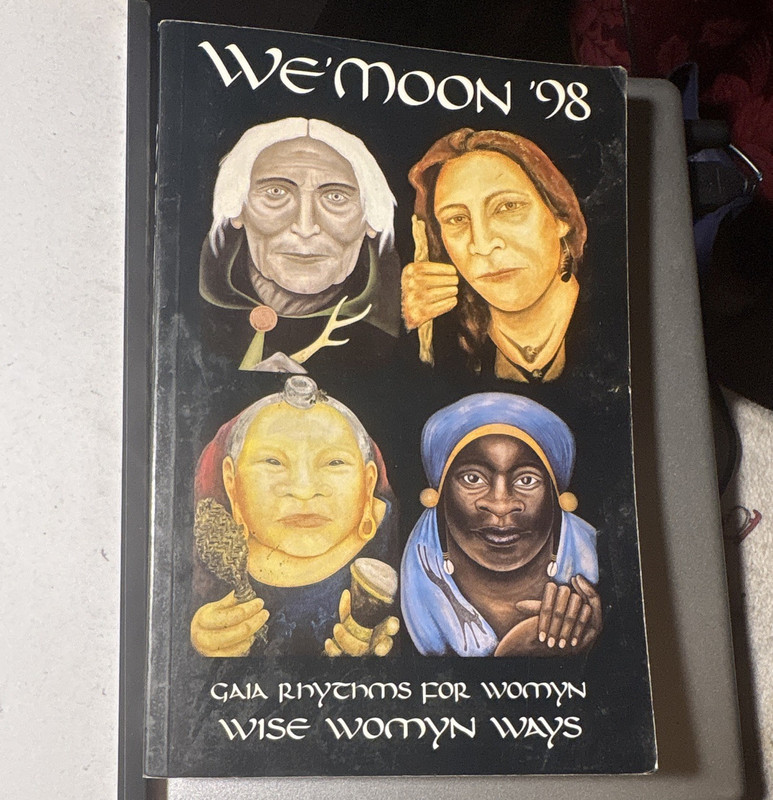 We’Moon ’98 paperback illustrated astrology calendar Mother Tongue Ink 1998