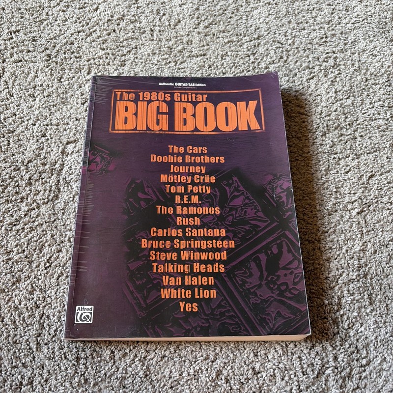 THE 1980S GUITAR BIG BOOK: AUTHENTIC GUITAR TAB (GUITAR By Alfred Music