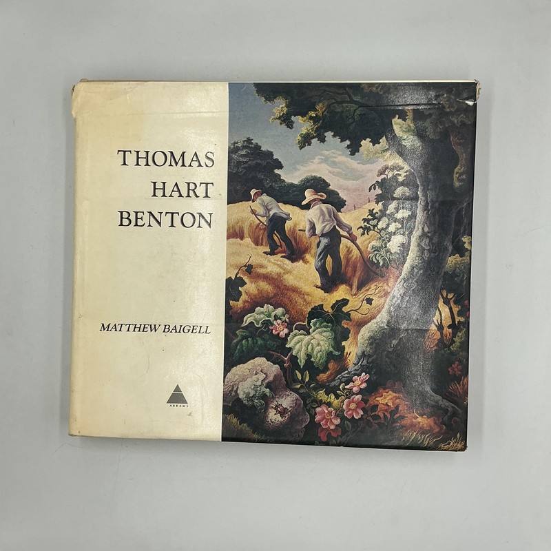 Thomas Hart Benton Matthew Baigell Art Monograph Book Abrams 1973 Hardcover