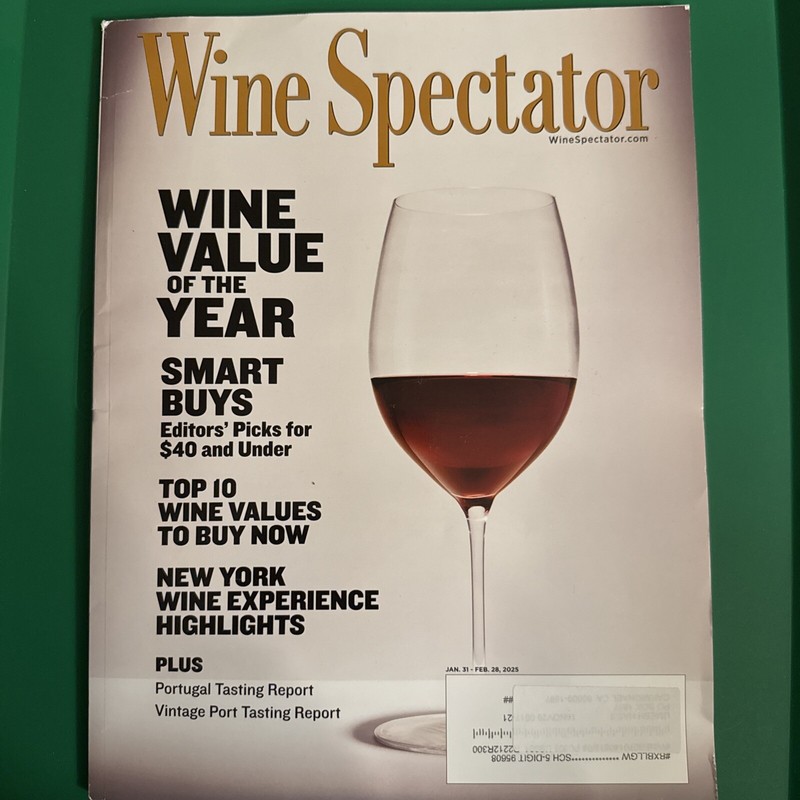 Wine Spectator Magazine January 31 February 28 2025 Wine Value of the Year 120p