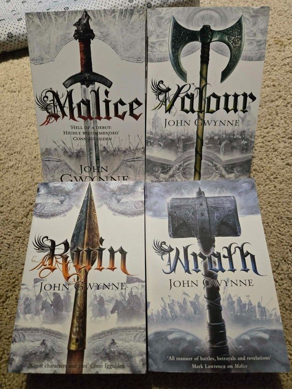NEW SIGNED Faithful and the Fallen – John Gwynne – Trade Paperback Bookplates