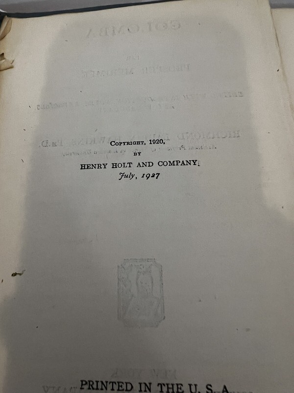 Merimee Colomba ....O.T. Robert....D C Heath Company Published 1927 Antique Book gallery