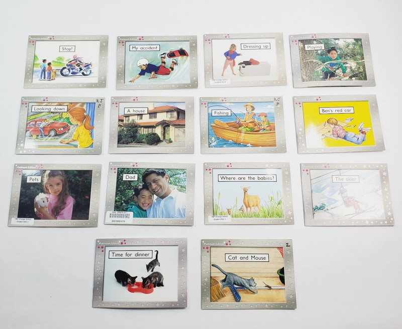 Lot of 14 Rigby PM Platinum Books Magenta Levels 1-2 Early Learning Homeschool