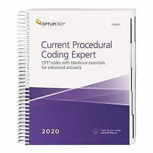 Current Procedural Coding 2020 Expert – Spiral-bound, by Optum360º – Good