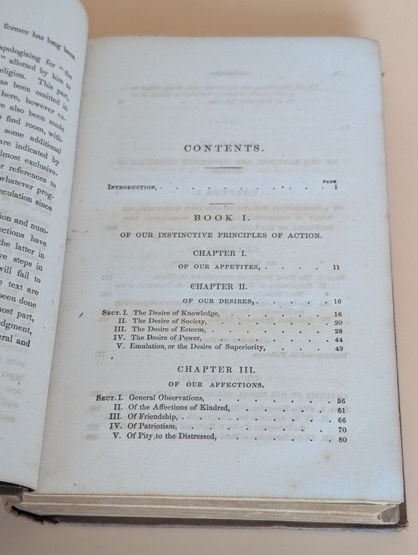 1859 Philosophy of the Active and Moral Powers of Man Dugald Stewart HC gallery