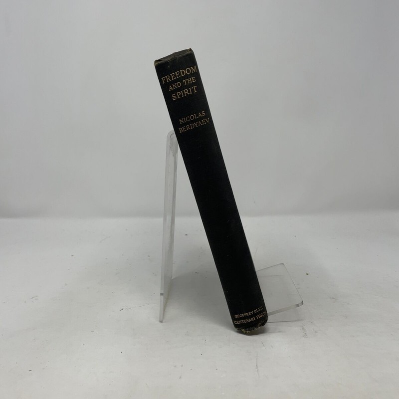 Freedom and the Spirit by Nicolas Berdyaev HC 3rd Edition Very Good 1944 gallery