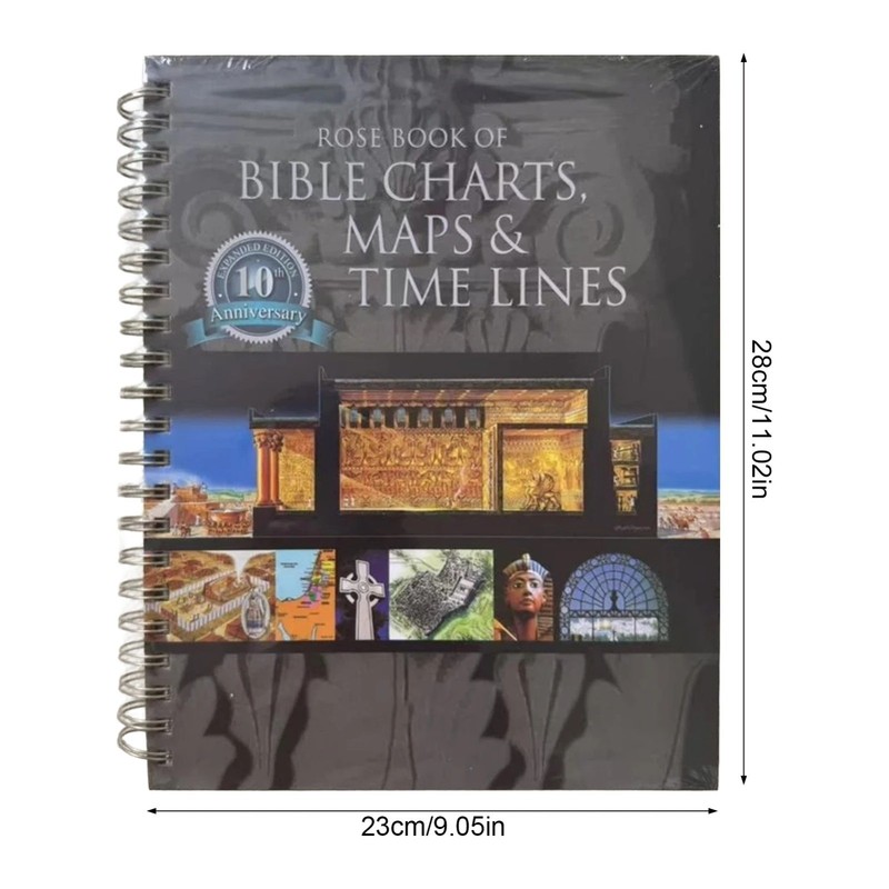 Rose Book of Bible Charts Maps & Time Lines 10th Anniversary Study Reference gallery