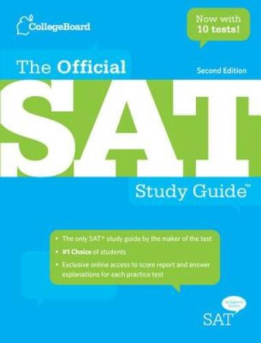 The Official SAT Study Guide Second Edition – Paperback – ACCEPTABLE