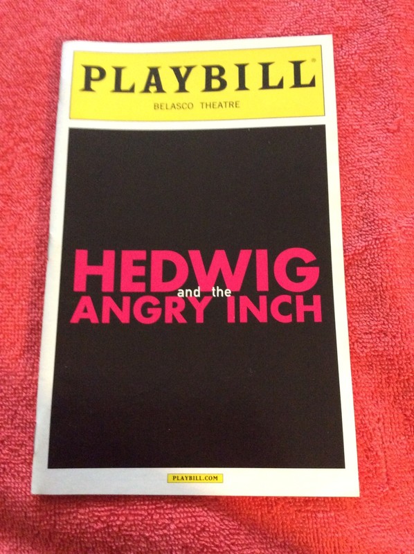 PLAYBILL HEDWIG AND THE ANGRY INCH 2014 ANDREW RANNELLS LENA HALL