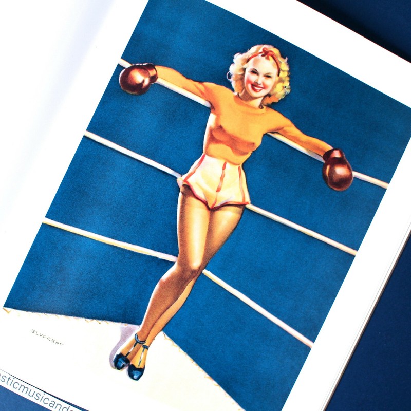 GIL ELVGREN PIN UP ART POSTER BOOK 1999 OUT OF PRINT EX+ RARE