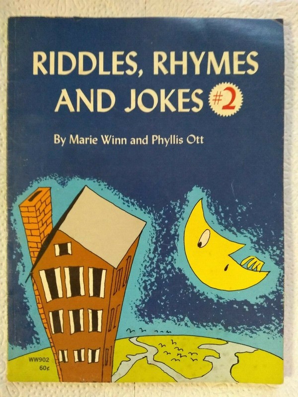 riddles rhymes and jokes #2, marie winn & phyllis ott vintage children’s book