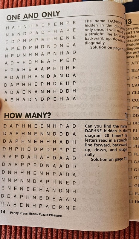 Lot of 3 Penny Press Word Search Seek Remember When Variety Movie Celebrity a25 gallery