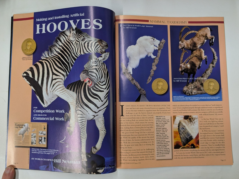 Breakthrough Taxidermy Magazine Issue 153 Spring 2024 gallery
