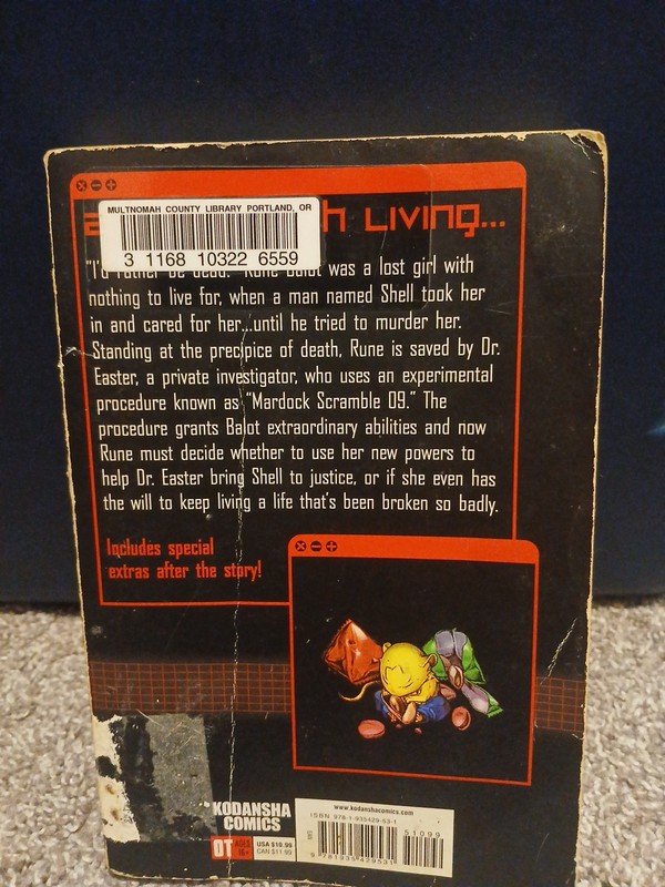 Mardock Scramble 1 – ACCEPTABLE (Ex Library)