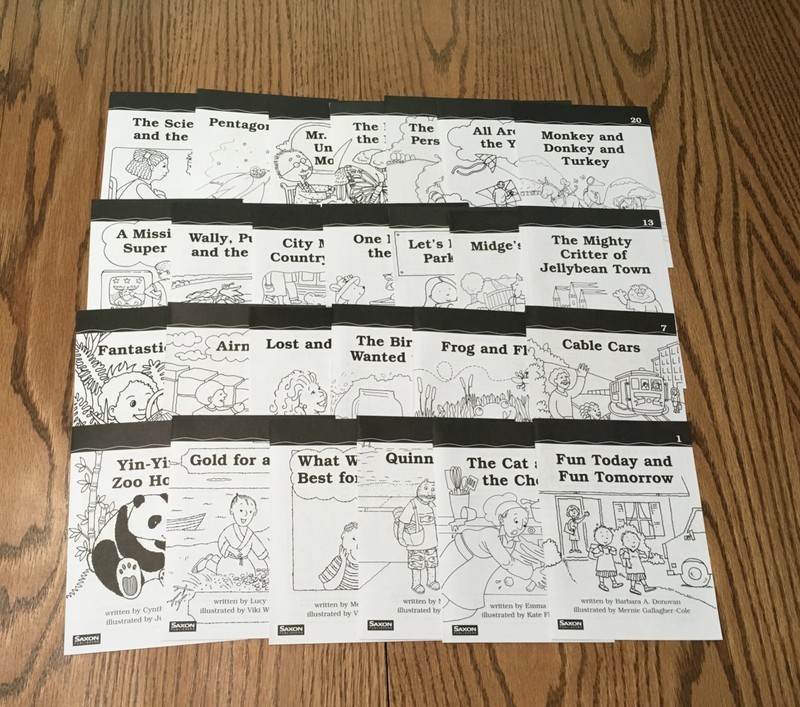 SAXON PHONICS & SPELLING 2ND GRADE DECODABLE TAKE HOME READERS / BOOKS 1 – 26