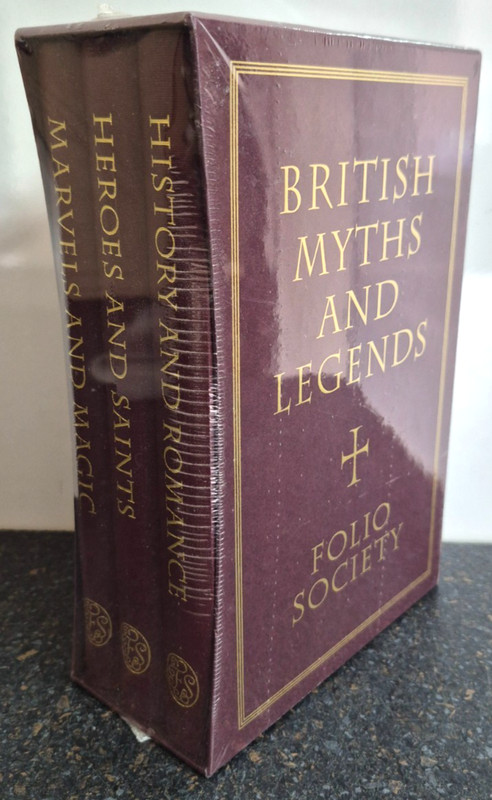 The Folio Society – British Myths and Legends – 3 Book Set – Sealed