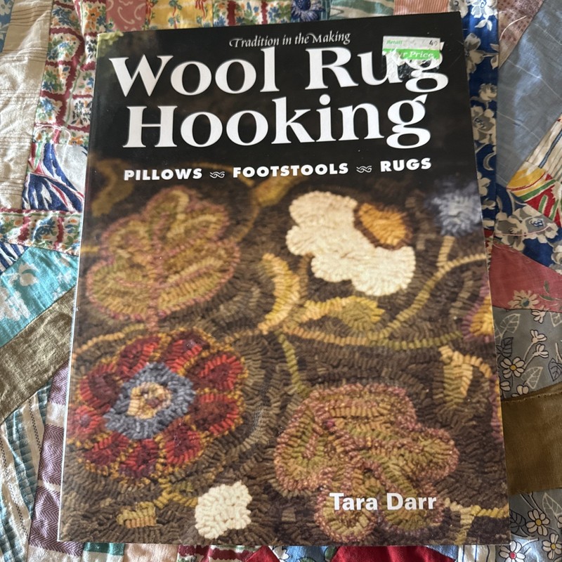 Wool Rug Hooking – Tara Darr, 9780873498937, paperback, new pattern included