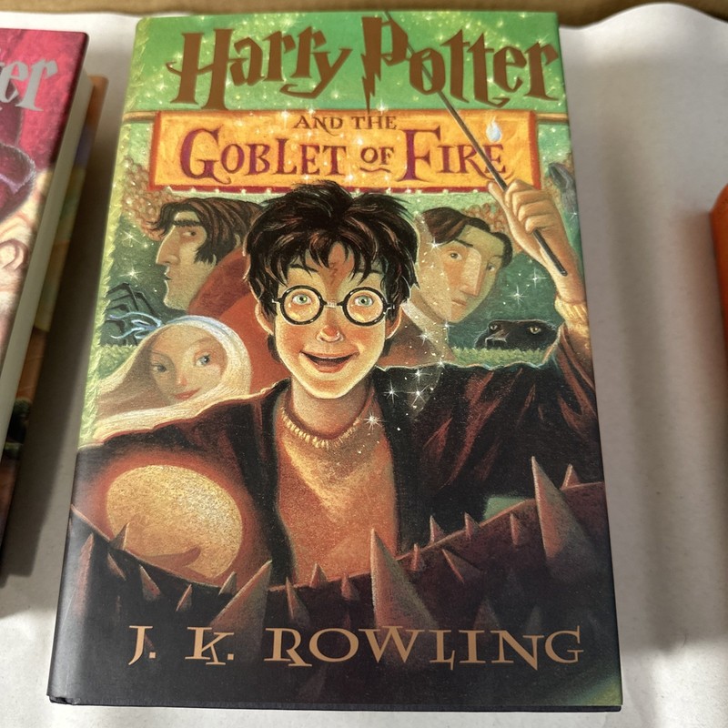 Harry Potter 1st Edition & 1st Printing Lot Volumes 1,2,3,4,7 Full Number Lines gallery
