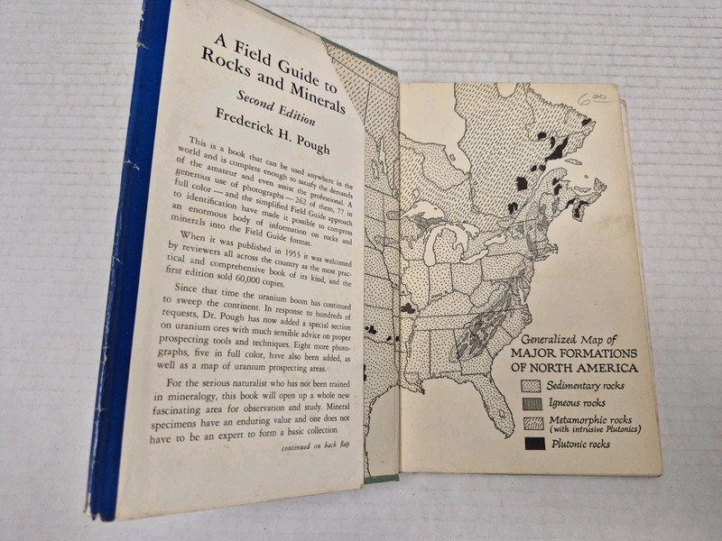 A Field Guide To Rocks And Minerals Frederick H. Pough 1957 Third Printing HC gallery