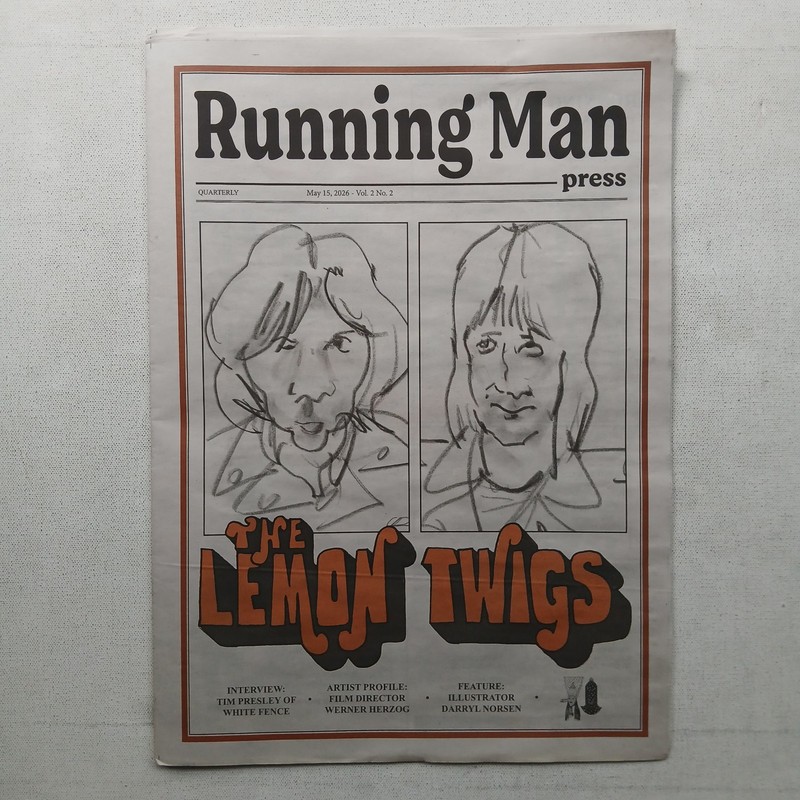 Running Man Press The Lemon Twigs Angine De Poitrine Darryl Norsen Werner Herzog