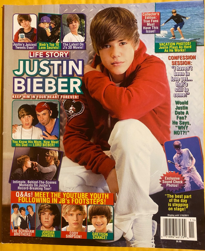 JUSTIN BIEBER life story INTIMATE BEHIND SCENES confession session VACATION PIX