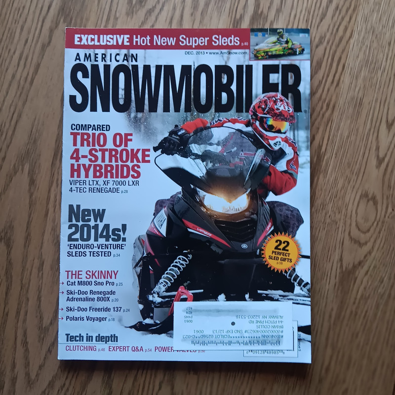 American Snowmobiler Magazine Lot 2013 Snowmobile Sled Racing Polaris Ski-Doo gallery