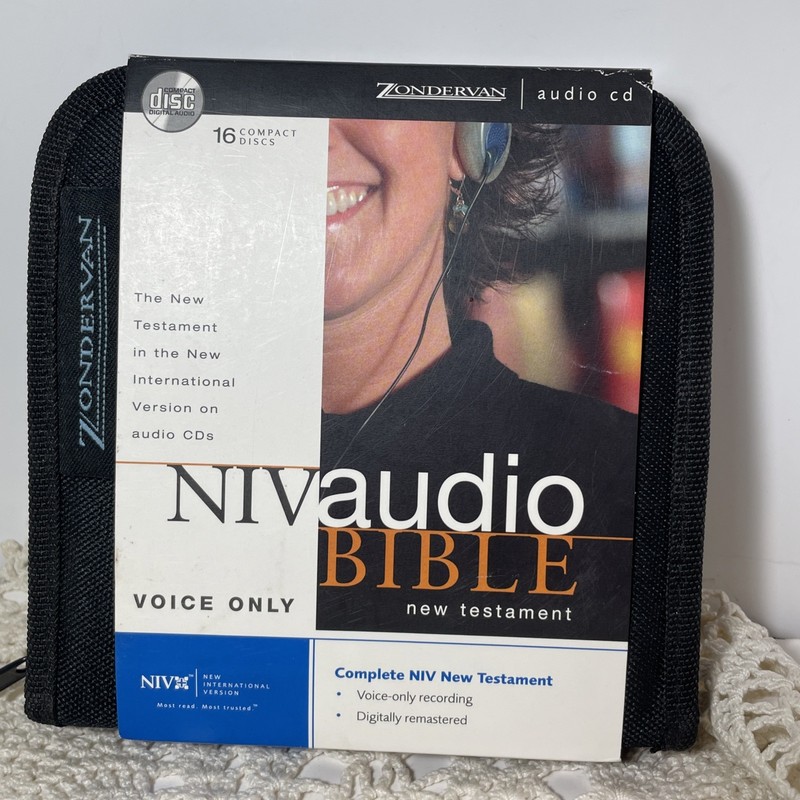 NIV Audio Bible Cd Voice Digitally Remastered Only by Zondervan Staff 16 Discs