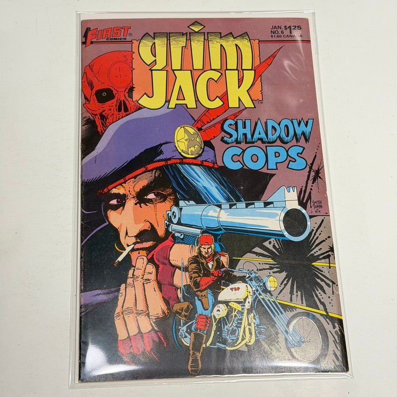 Vintage 1985 First Comics Grimjack #6 Shadow Cops John Ostrander Timothy Truman gallery