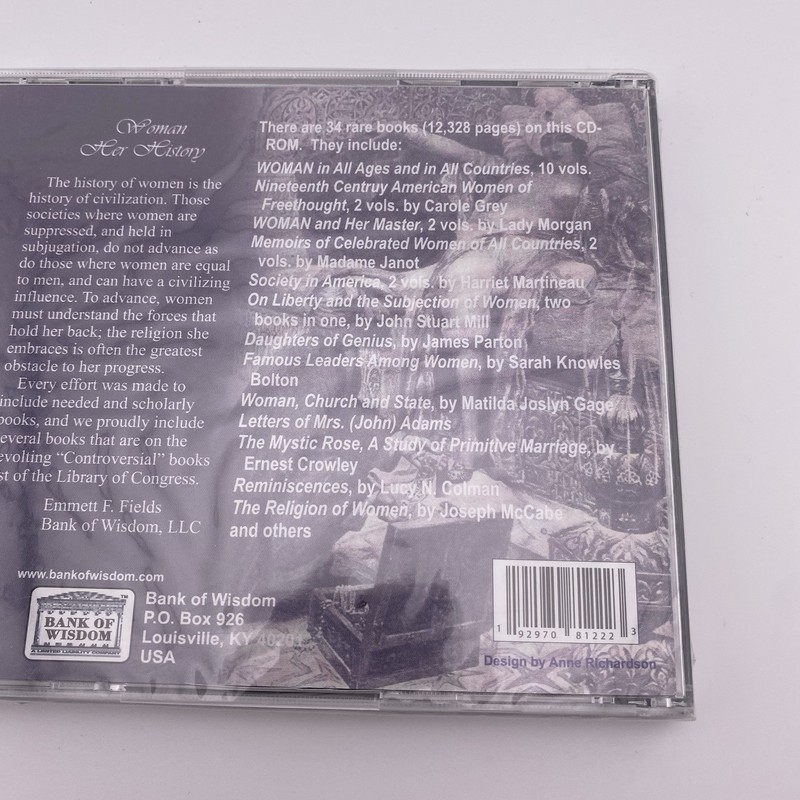 Woman: Her History CD-ROM 34 Rare Books on Women’s Rights, Feminism, PDF Format gallery