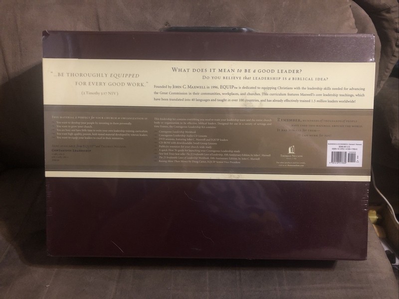 John C Maxwell Equip Courageous Leadership FULL COURSE new sealed rare unopened gallery