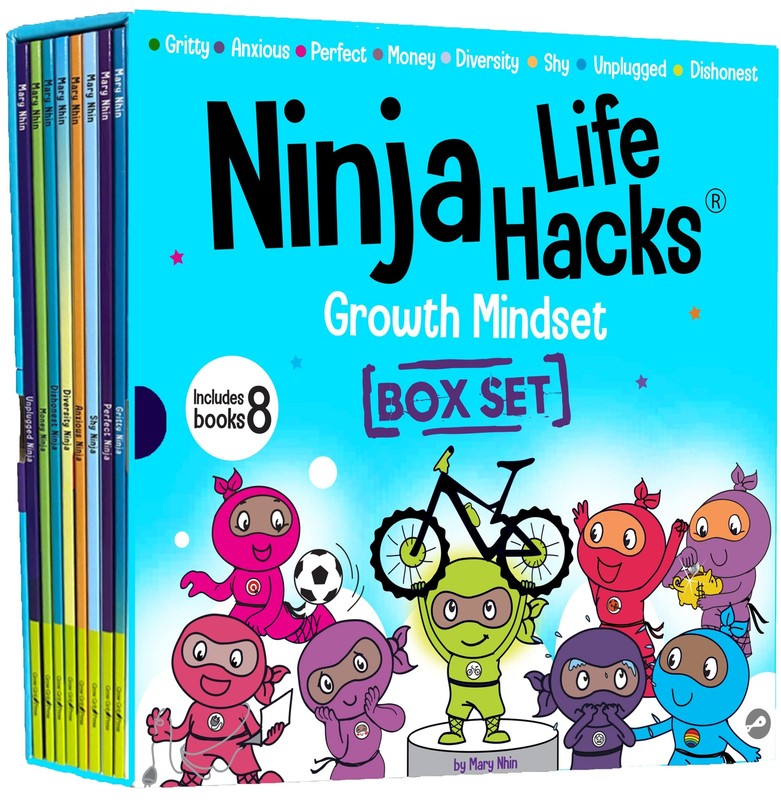 Ninja Life Hacks Growth Mindset 8 Book Box Set (Books 9-16: Perfect, Money, …