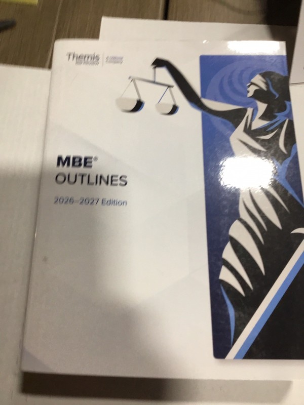 NEW Themis Bar Review MBE Outlines 2026-2027 Edition BOOK