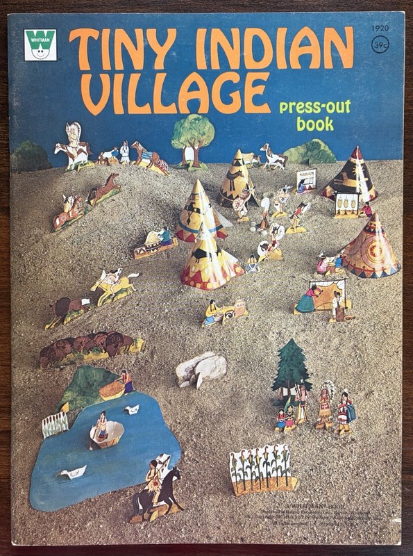 Whitman Tiny Press-Out Set Of 5 Books, Vintage 1976 Farm, Safari, Campsite, Etc. gallery
