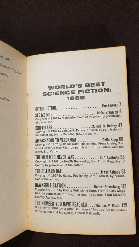 World's Best Science Fiction 1968 edited by Wollheim Carr Ace A-15 Paperback gallery