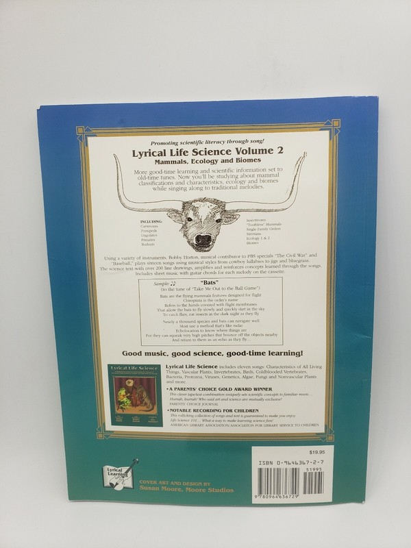 Lyrical Life Science, Vol. 2: Mammals, Ecology, & Biomes CD Textbook 2 Workbooks gallery