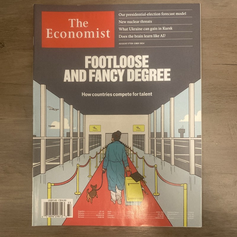 The Economist August 17 2024 Footloose and Fancy Degree NO LABEL