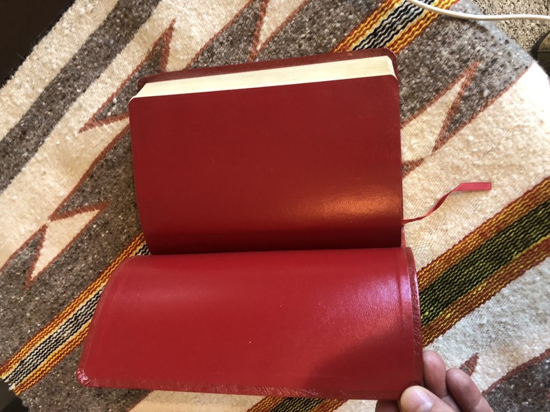 Holy Bible NIV Reference Edition Zondervan Red Letter 1984 Red Bonded Leather gallery