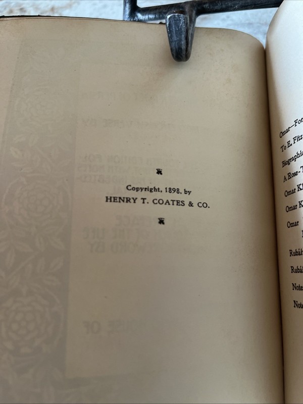 The Rubaiyat of Omar Khayyam Fitzgerald (1898) Leather Cover gallery