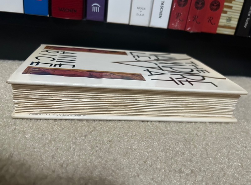 Anne Rice *THE VAMPIRE LESTAT* HC/DJ - 1st Edition - 4th Printing vintage book gallery