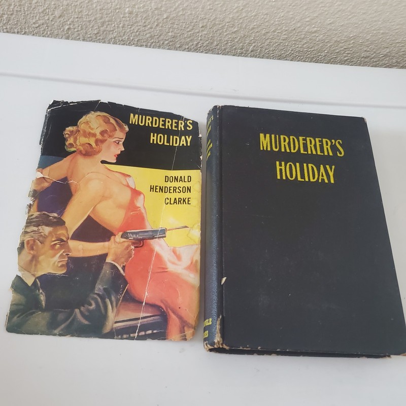 Murderer’s Holiday Donald Henderson Clarke Vintage 1947 Triangle Books Hardcover