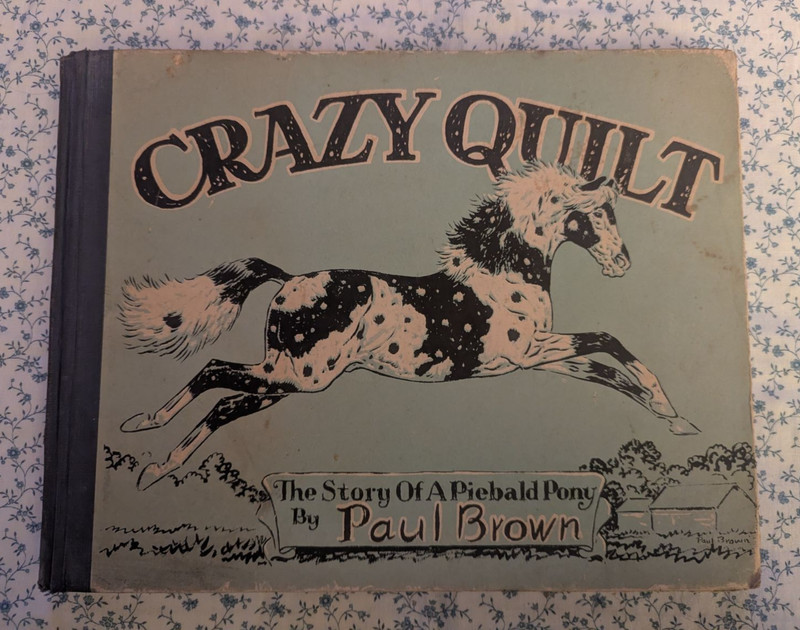 Crazy Quilt: A Story of A Piebald Pony, Illustrated, Paul Brown 1934