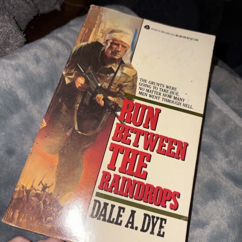 Run Between The Raindrops Dale A. Dye 1st Edition Paperback Book