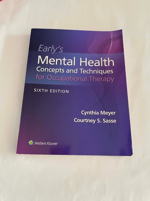 Early's Mental Health Concepts and te, Sasse, Courtney 6th ed. Paper back - GOOD gallery