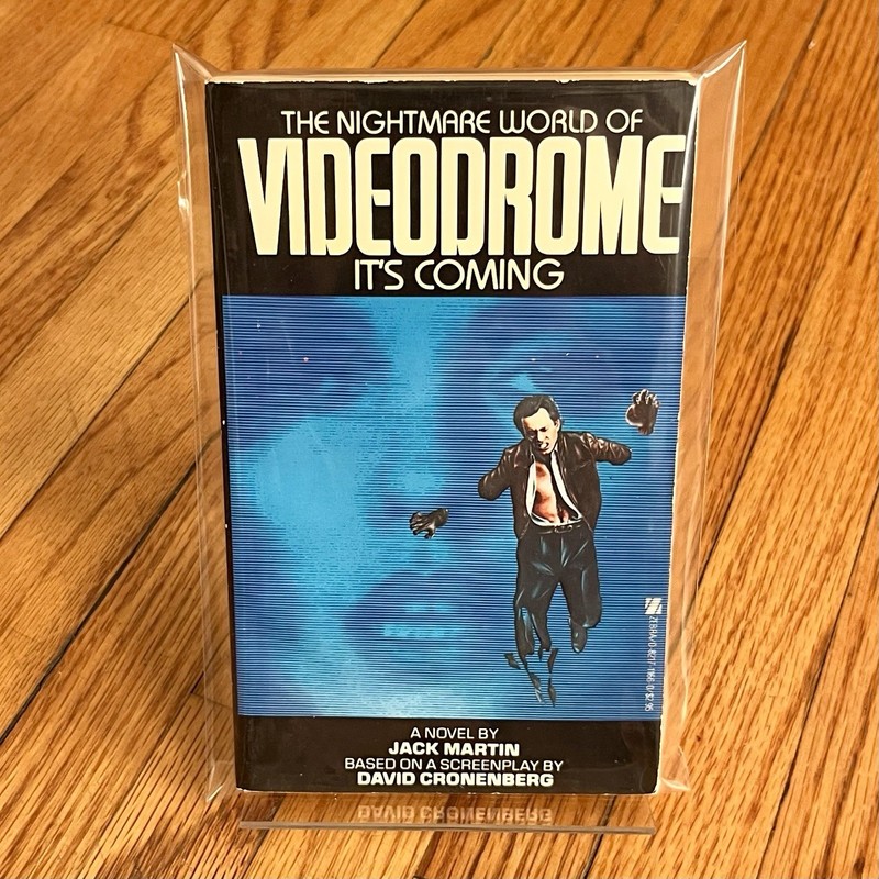 VIDEODROME by Jack Martin 1983 Novelization Cronenberg Horror Movie Tie-In