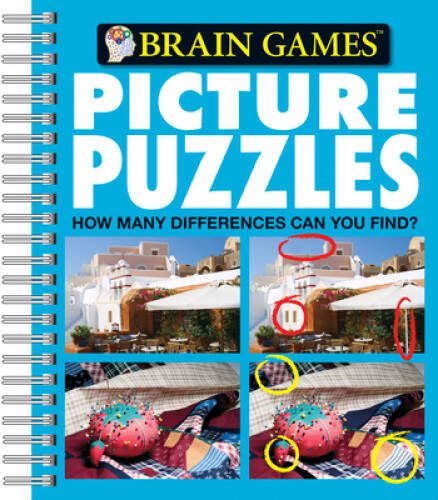 Brain Games Picture Puzzles #4: How Many Differences Can You Find? – VERY GOOD