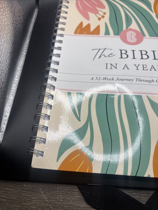 The Bible in a Year Spiral Bound Study Guide 52-Week Journey Through God’s Word gallery