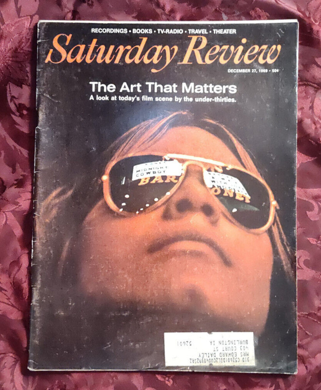 Saturday Review December 27 1969 LARRY COHEN STEPHEN KOCH R. J. MONACO