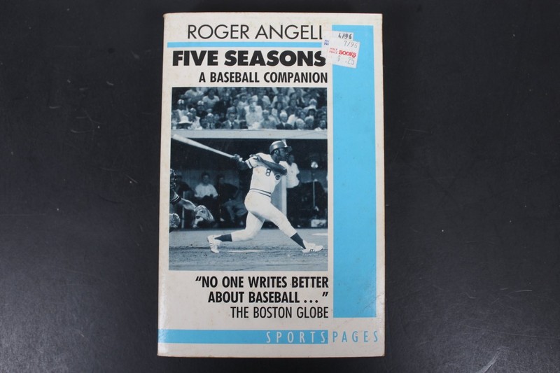 Five Seasons A Baseball Companion Roger Angell 1988 Sports Simon & Schuster PB
