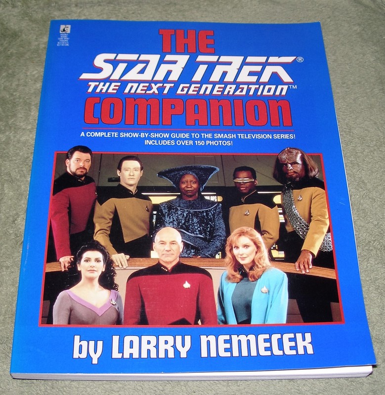 STAR TREK The Next Generation Comp.:Larry Nemecek ~ 1992 Large PB ~ 1st / 1st